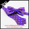 Bespoke Handmade Jacquard Custom Bug Mens Silk Self Tie Bow Ties